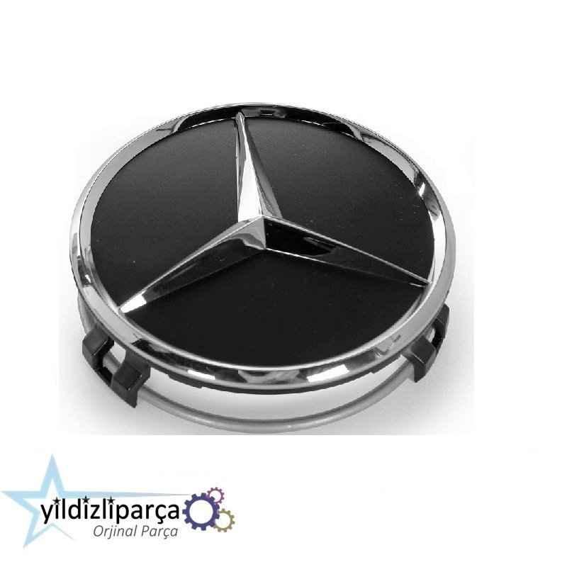 2204000125 B66470202 Mercedes Jant Göbeği Kapağı Siyah